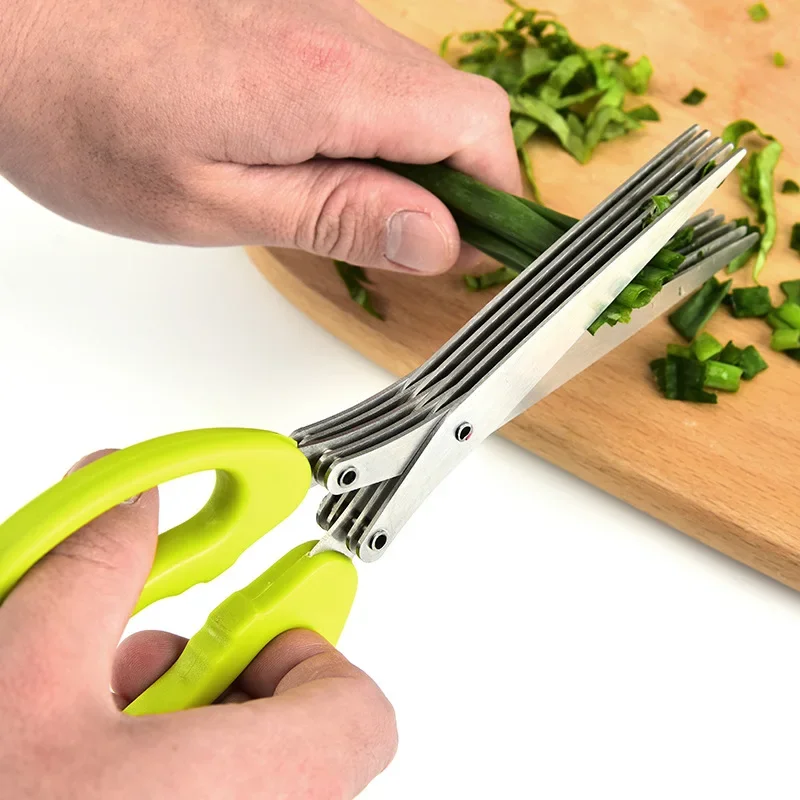 Kitchen Gadgets Pakistan - Многослойные кухонные ножницы из нержавеющей стали,