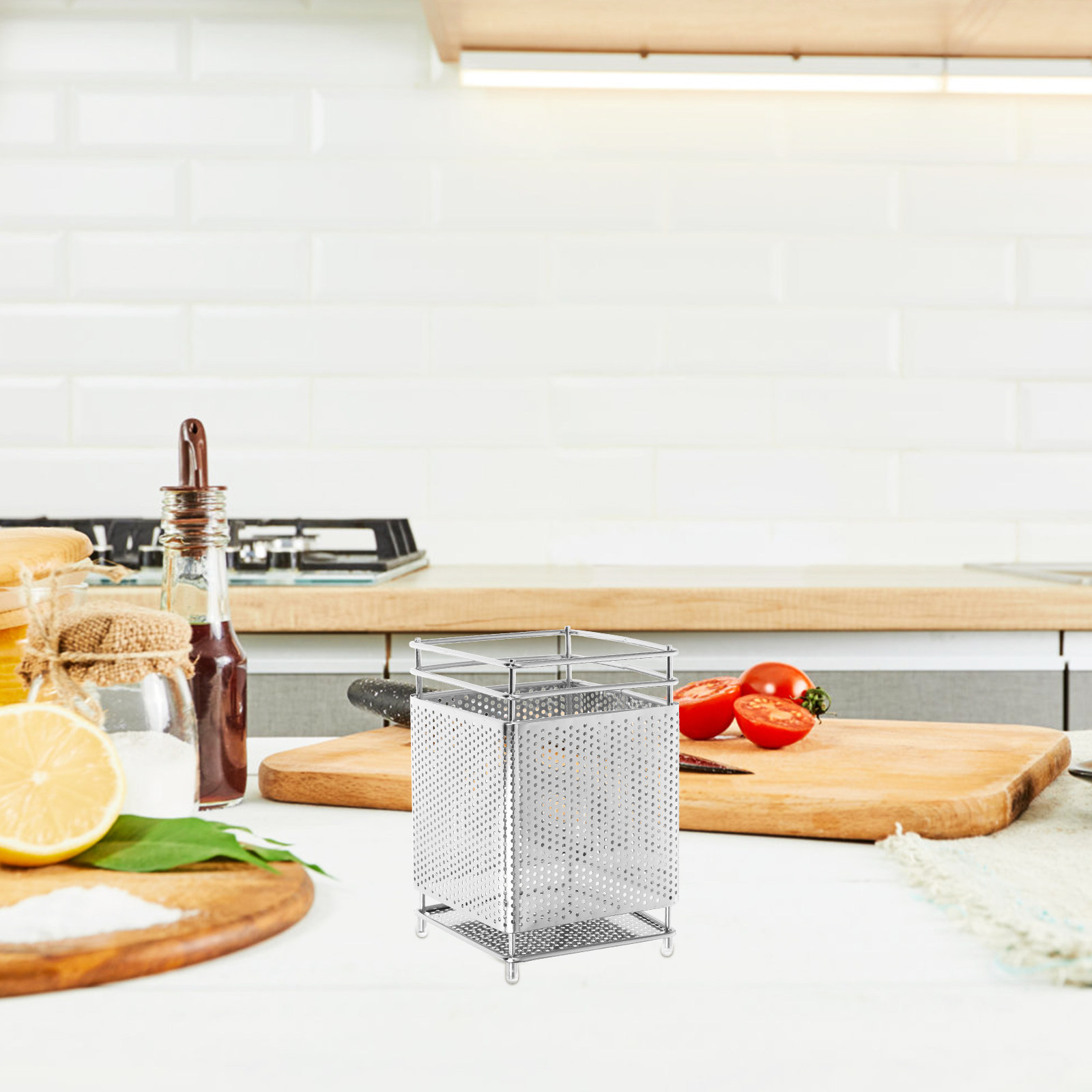 Kitchen Utensil Holder - Подвесной держатель для палочек из нержавеющей