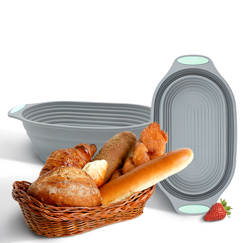 Kitchen Handy Gadgets - Складная силиконовая корзина для расстойки теста
