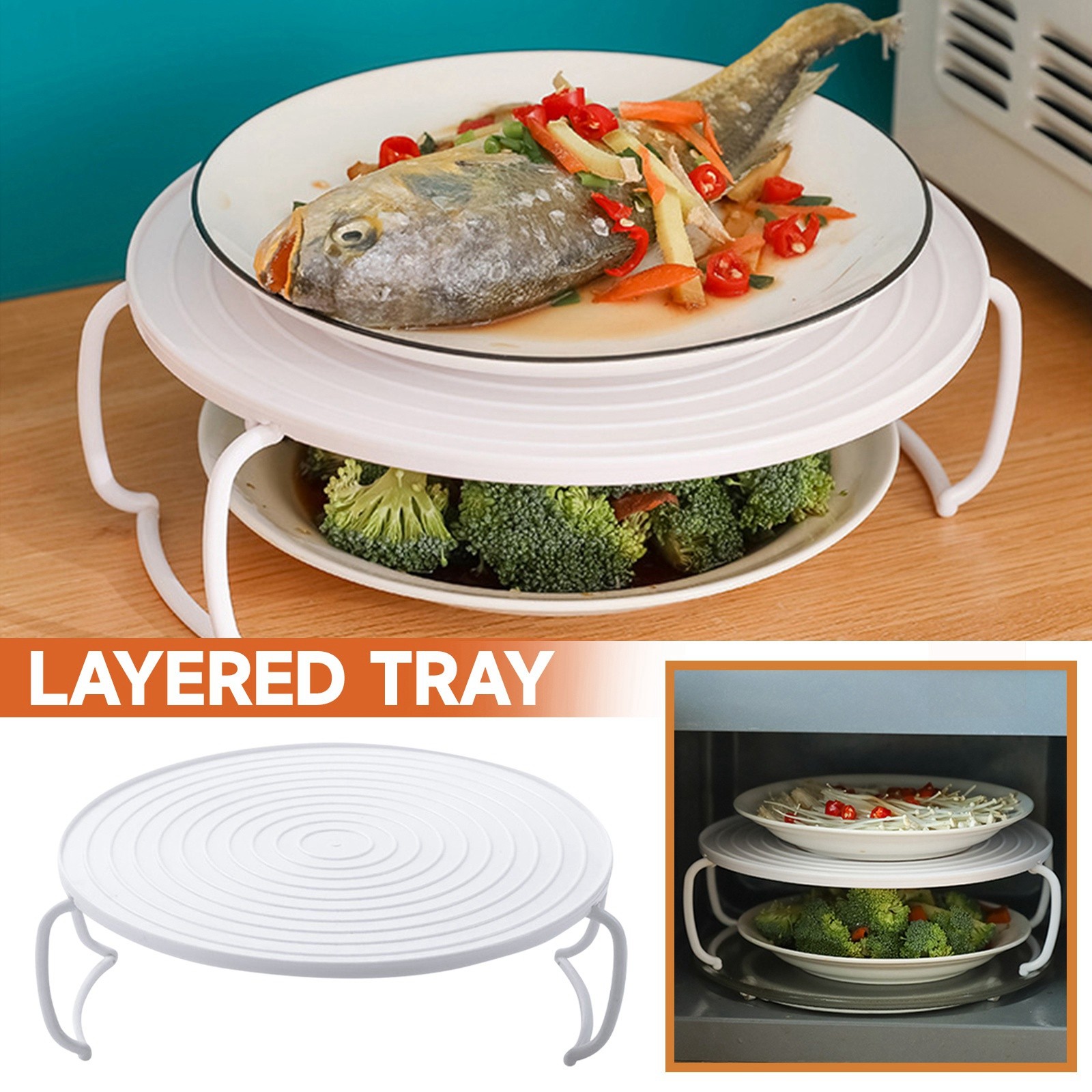 Kitchen Gadgets Rack Storage - Многофункциональная изолированная стойка для нагревательного лотка,