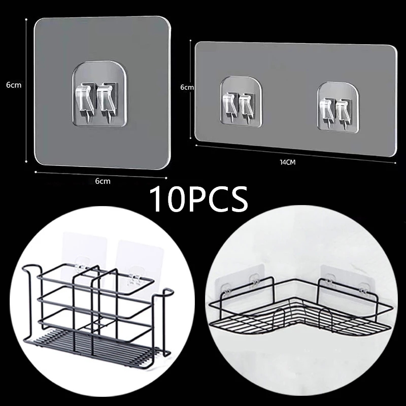 Kitchen Gadgets Rack Storage - 10 шт., настенные крючки для хранения