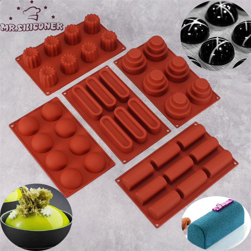 Kitchen Handy Gadgets - 3D шарик, круглые полушарические силиконовые формы