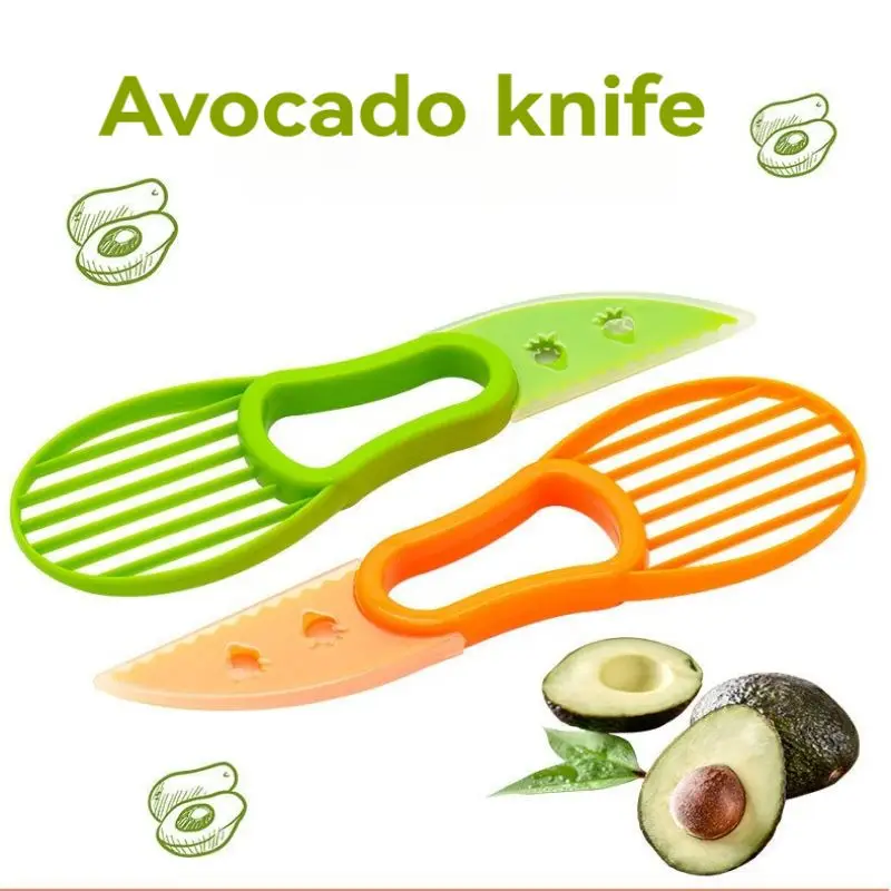3 в 1 нарезка для авокадо, сер – обзор и цена Avocado Slicer Tool