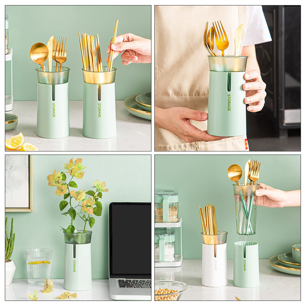 Двухслойный органайзер для пал – обзор и цена Kitchen Utensil Holder
