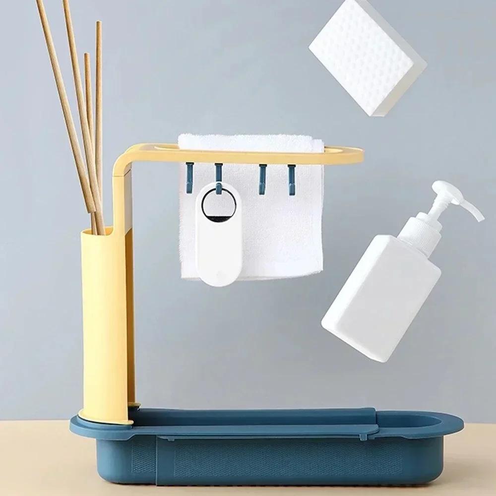 Телескопическая подставка для  – обзор и цена Kitchen Gadgets Rack Storage