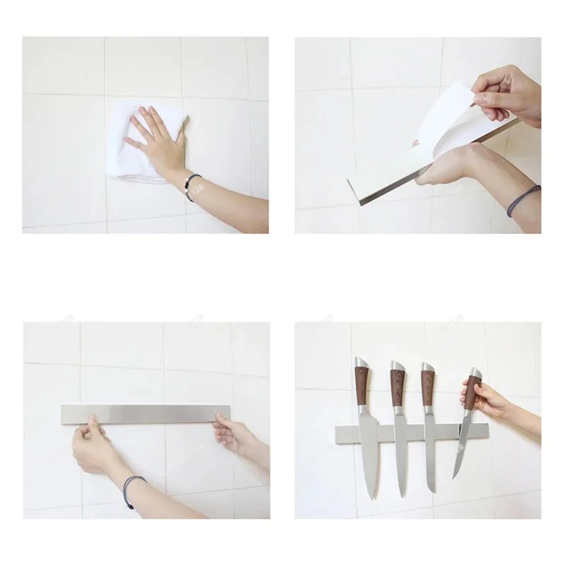 Настенный магнитный держатель  – обзор и цена Magnetic Knife Strip