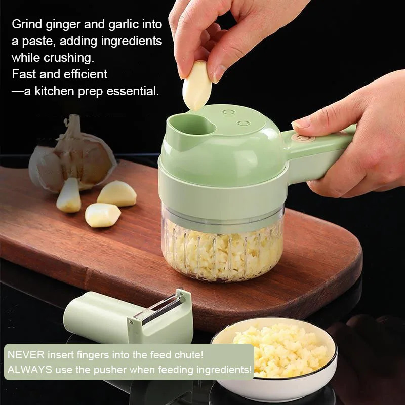 Электрическая овощерезка 4 в 1 – обзор и цена Kitchen Handy Gadgets